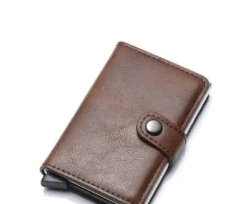 PU leather wallet and pop up Card holder with Strap and Cash Pocket